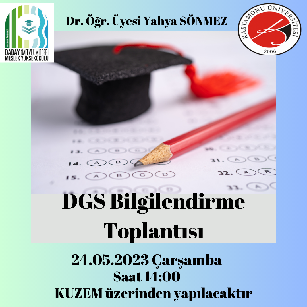 DGS Bilgilendirme Toplantısı