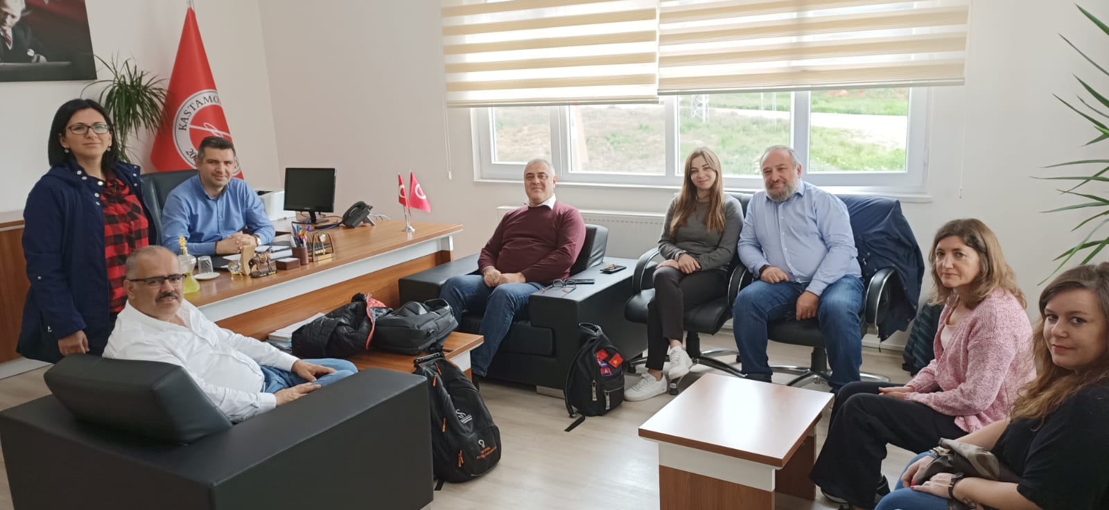 Erasmus Projesi Kapsamında Üniversitemizde Bulunan Heyetten Meslek Yüksekokulumuza Ziyaret