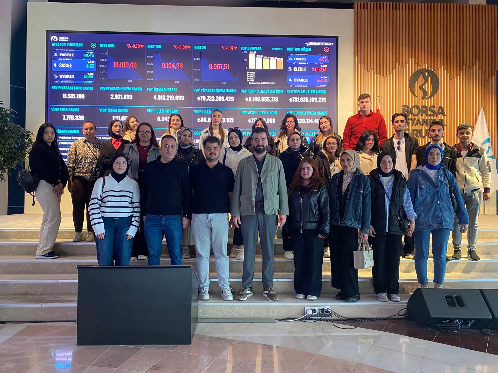 Finans, Bankacılık ve Sigortacılık Bölümünden Borsa İstanbul'a Teknik Gezi
