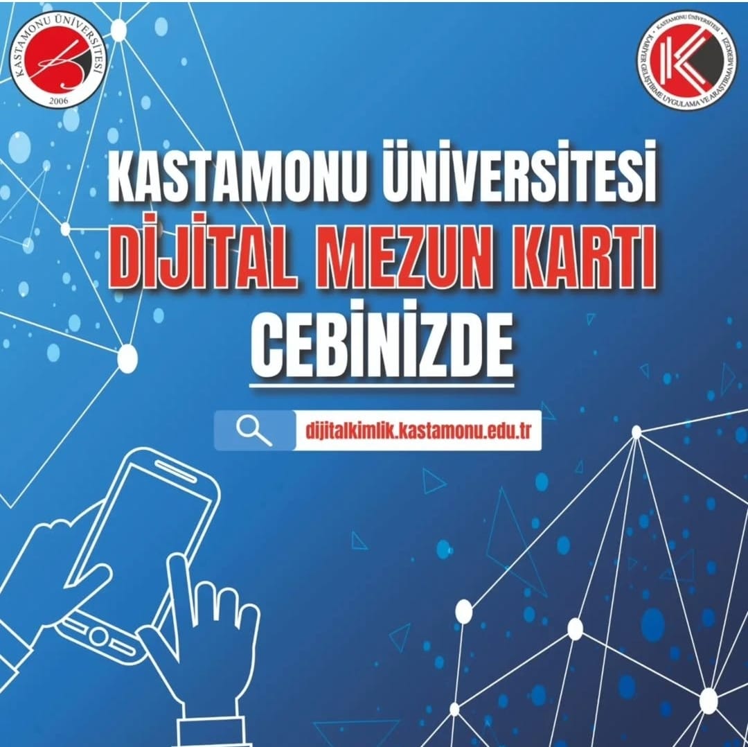 Üniversitemizde DİJİTAL MEZUN KARTI dönemi başlıyor.
