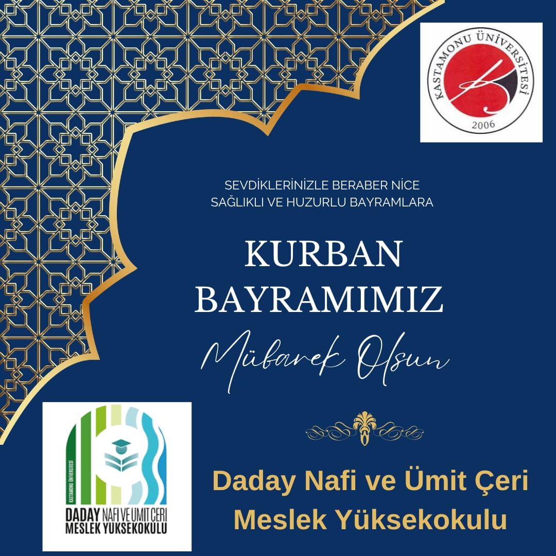 Kurban Bayramımız Mübarek Olsun...