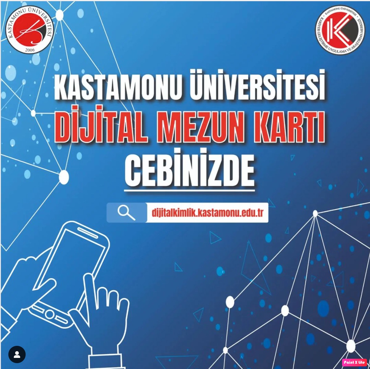 Üniversitemizde DİJİTAL MEZUN KARTI dönemi başlıyor.
