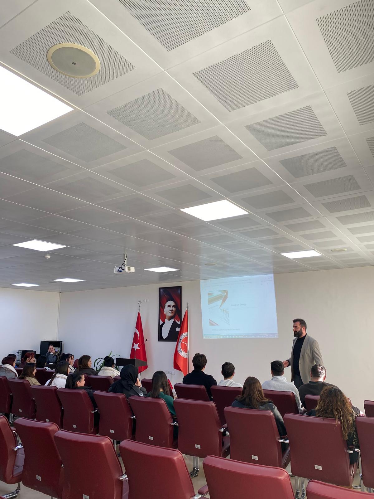 Yüksekokulumuzda “Kariyer Planlama, Kişisel Gelişim ve Etkili CV Hazırlama Teknikleri” Eğitimi Düzenlendi