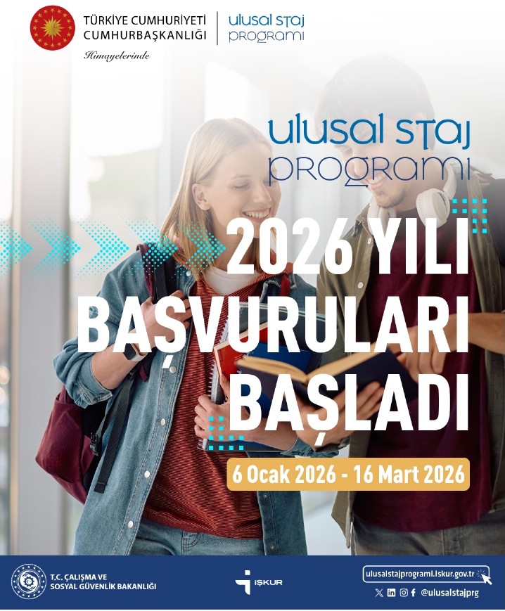 Geleceğin Senin Elinde: 2026 Ulusal Staj Programı Başvuruları Başladı!