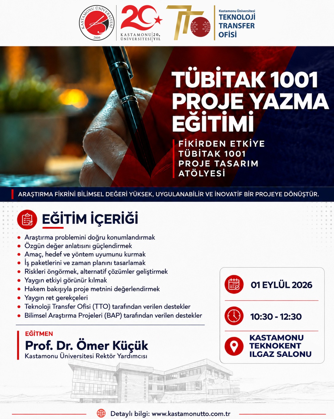 TÜBİTAK 1001 PROJE YAZMA EĞİTİMİ...